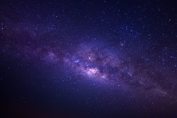 Stock Photo Milky Way Galaxy With Stars And Space Dust In The Universe Long Exposu