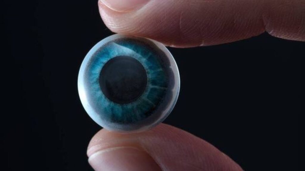 The latest prototype of Mojo Vision