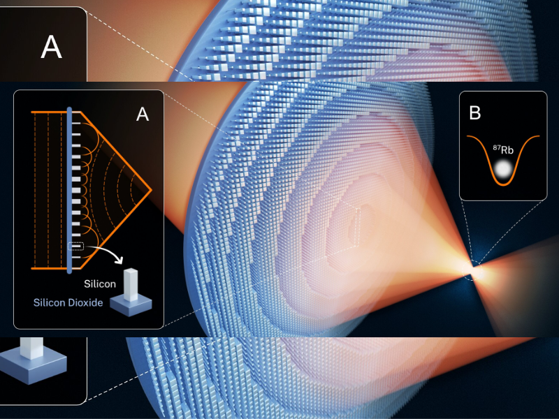 Scientists Develop Small Lens for Trapping Atoms