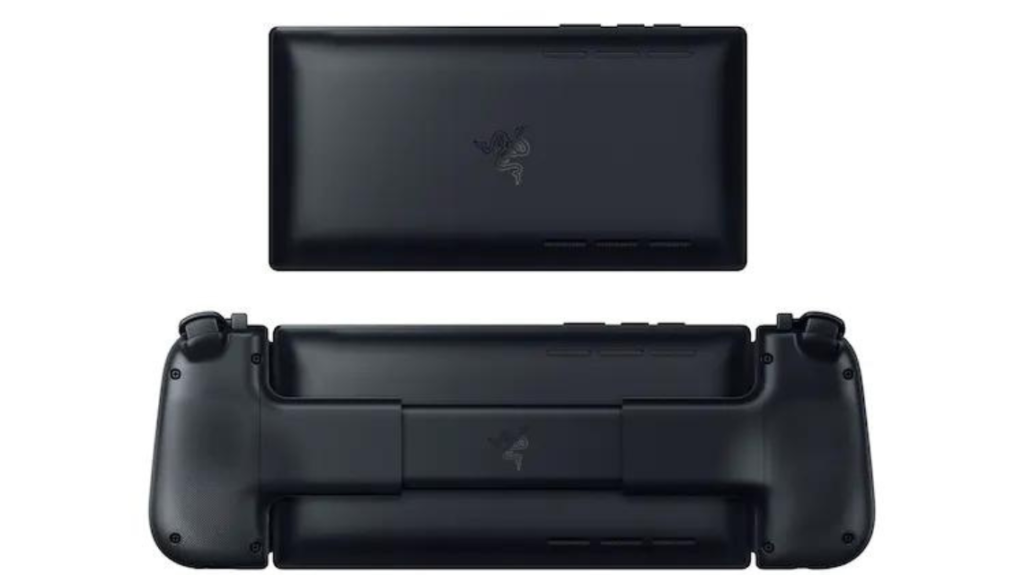 A look at what the Edge will look like without the Kishi V2 Pro attached (top). The bottom section shows what it looks like while nested into the controller.
