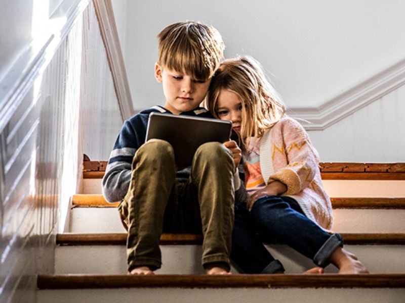 Putting A Screen In Front Of A Kid Is A Tried And Trusted Form Of Keeping Them Entertained And Quiet And It Works Pretty Well For Grownups Too However As A Constant Calming Method It Might Have Its D