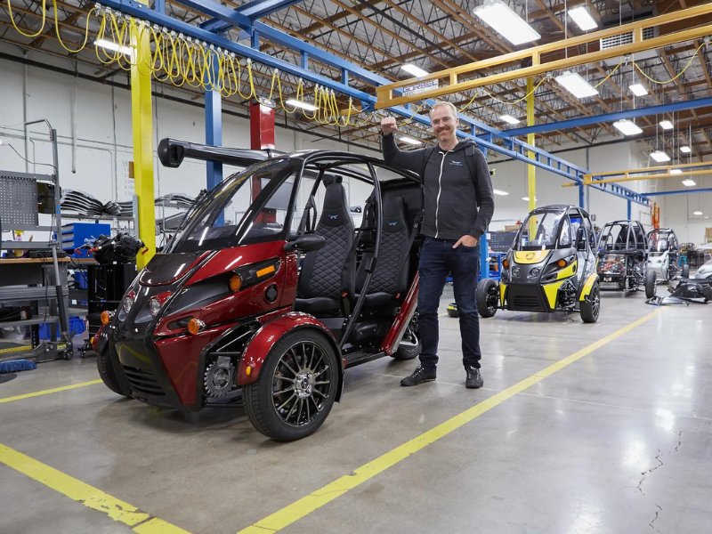 The Arcimoto Three-wheeled Electric Vehicle
