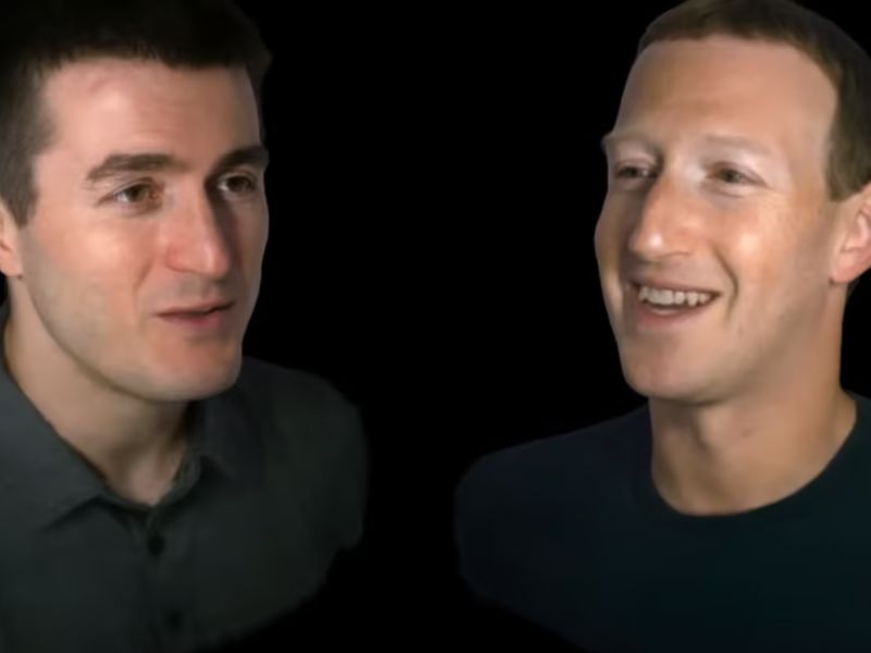 Zuckerberg and Fridman Showcase a Major VR Communication Breakthrough