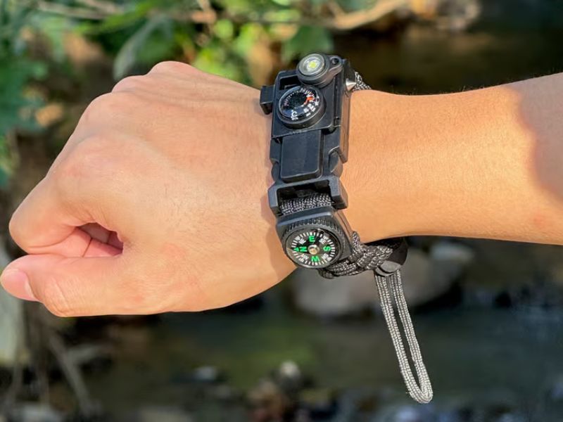 The MultiMighty Bracelet Affixes Various Tools to your Wrist