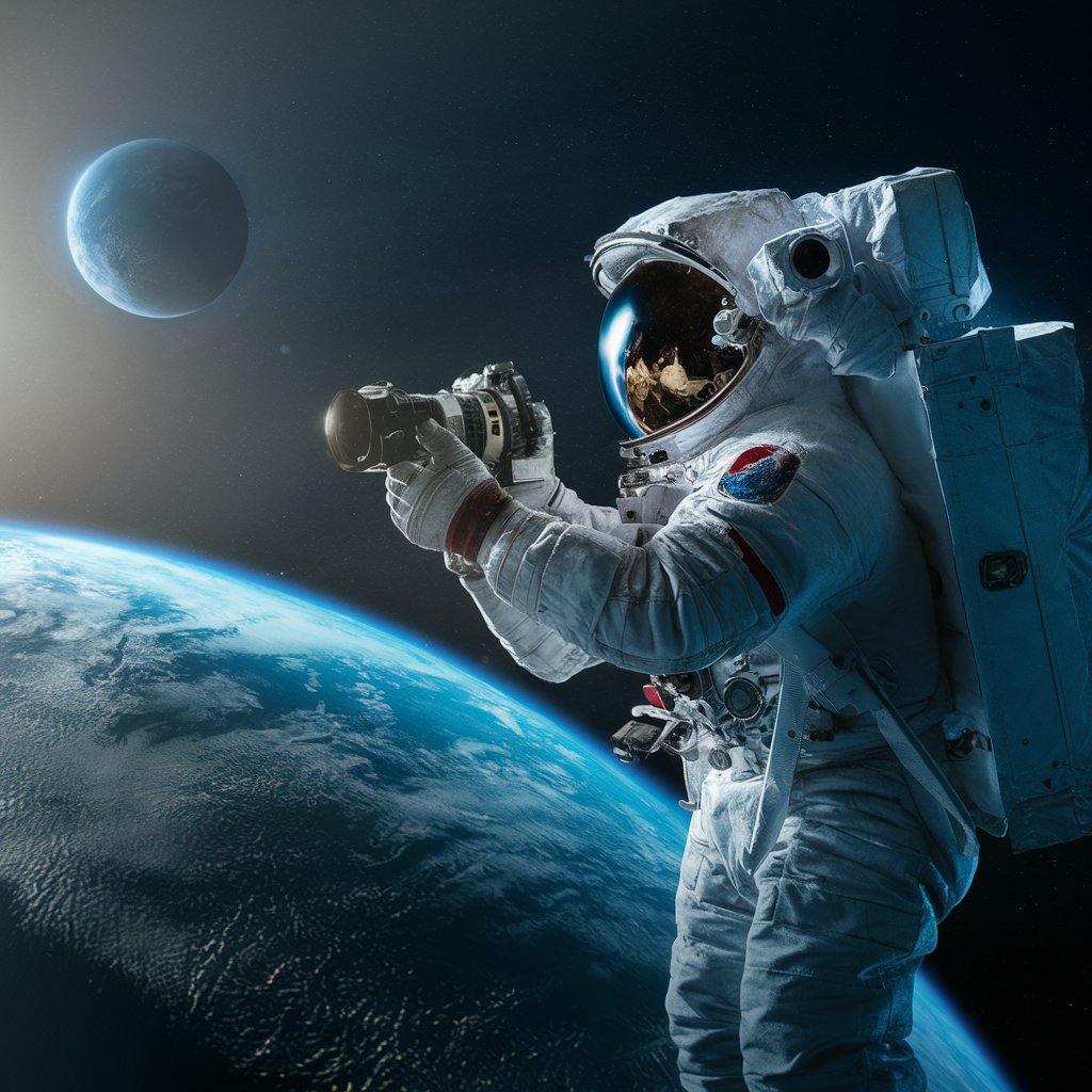 Astronauts Photographing Earth From Space Photo Il 9HPIhk LT0uDYNzDFiVtGQ FEVvARwiTomkRvFwJGD61A