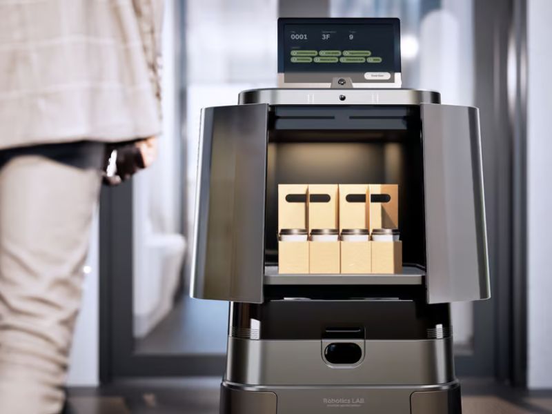 Hyundai’s DAL-e Bot Tackles Morning Coffee Deliveries