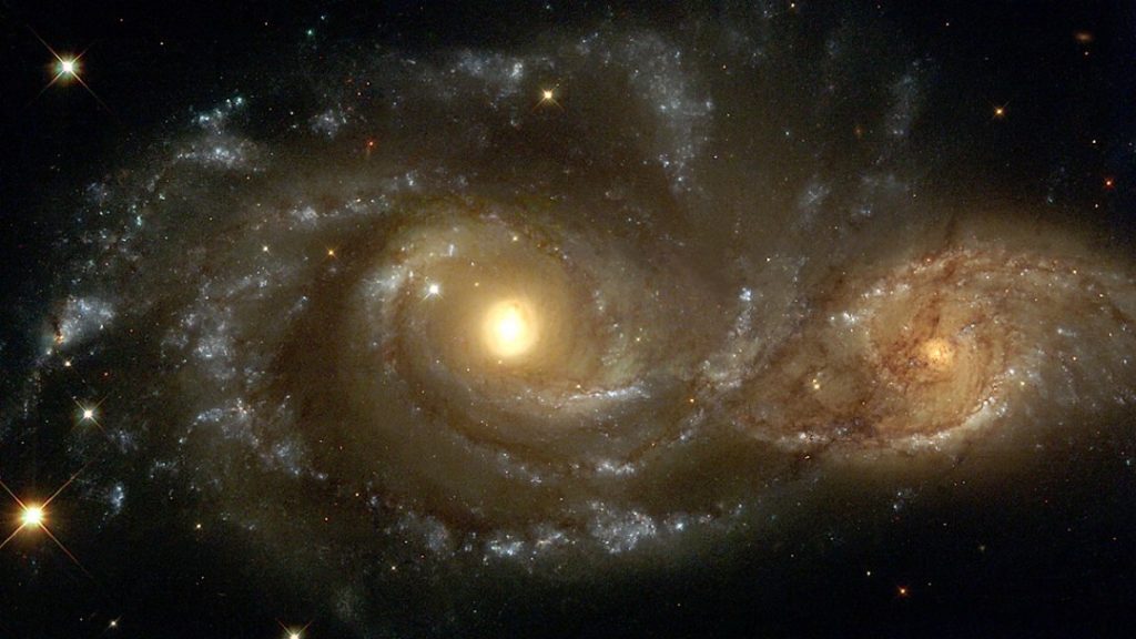 "The abyss also looks back into you," said German philosopher Friedrich Nietzsche in 1886. His words feel almost prophetic as we gaze, nearly 140 years later, at an image from 80 million light-years away that resembles a pair of piercing eyes, staring back at us.