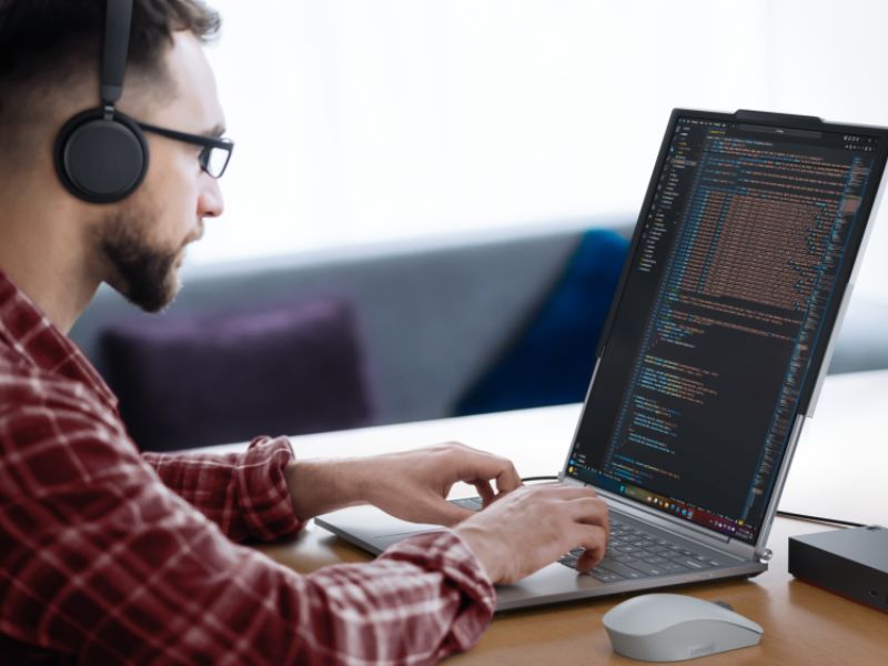 Lenovo Unveils its First Laptop With a Rollable Screen