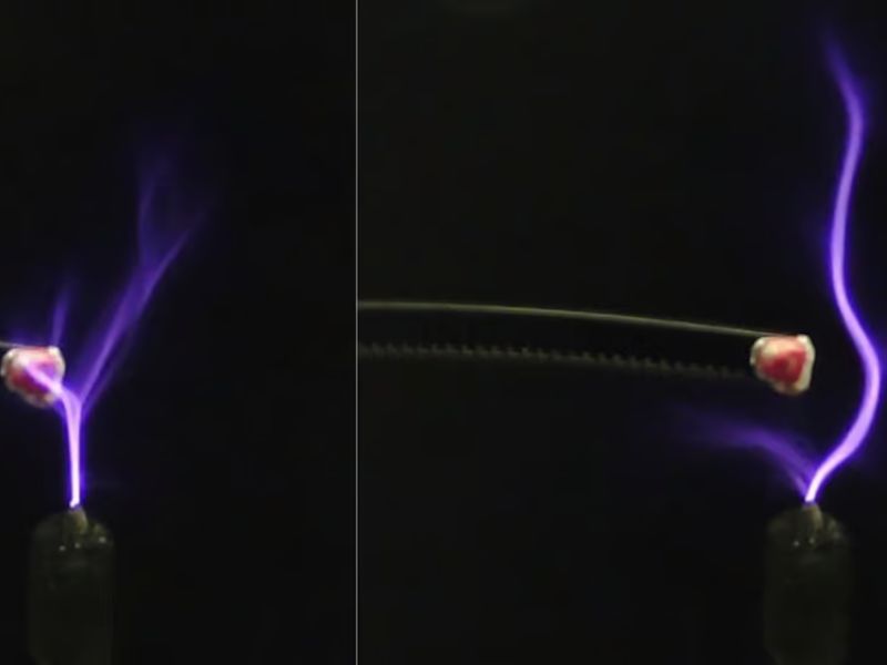 Guiding Electricity Through the Air Using Ultrasound Pulses