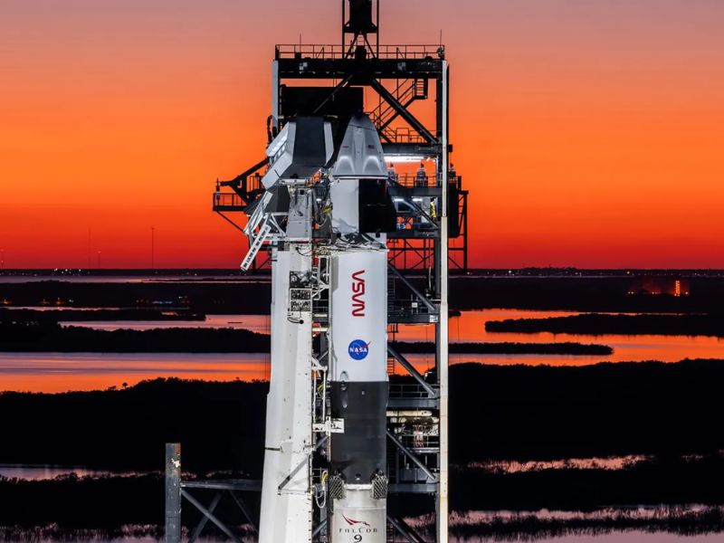 SpaceX Launches Astronauts for a Long-Awaited ISS Crew Swap