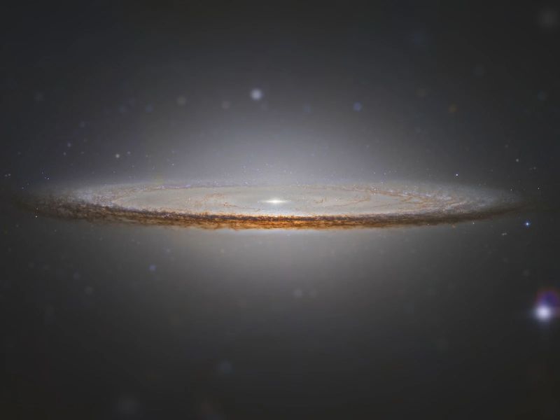 Hubble Reveals a Dazzling New Look At The Iconic Sombrero Galaxy