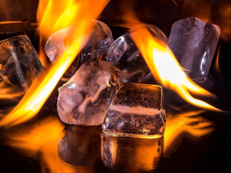 New ‘Fire-and-Ice’ Phase of Matter Discovered in a Magnet