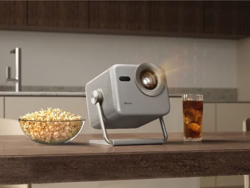 Hisense Debuts Ultra-Compact 4K Laser Projector