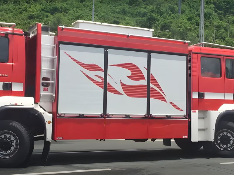 China Debuts Dual-Headed Fire Truck Capable of Driving Both Ways