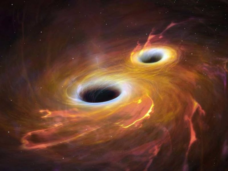 NASA Unveils Photos Depicting Two Supermassive Black Holes Coming Together