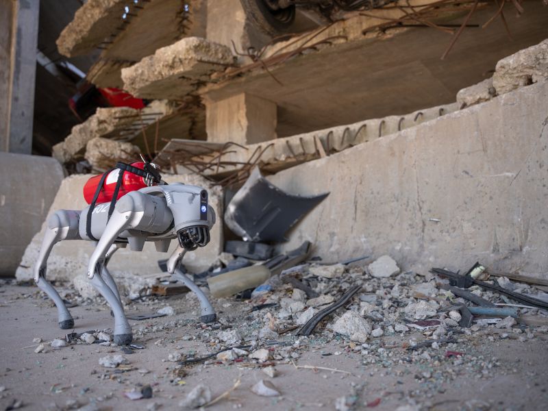 An AI Robotic Dog With Human-Like Precision in Search-and-Rescue Missions