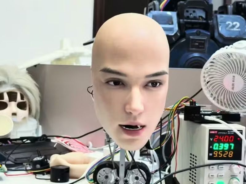 Chinese Robotics Firm Develops Robot with a Lifelike Human Face