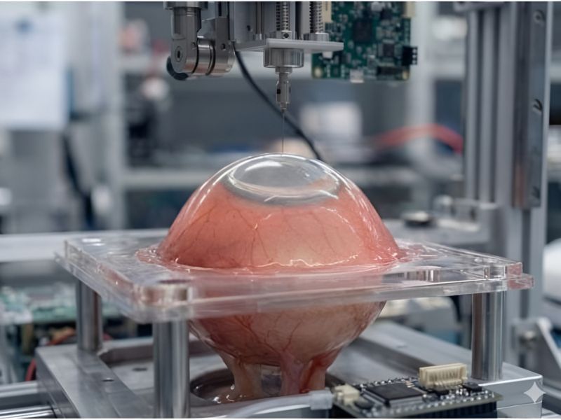 In a significant advance in tissue engineering, a 3D-printed cornea has been successfully transplanted into a legally blind patient for the first time, restoring their vision.