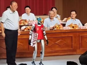A Humanoid robot Graduated  from a Chinese High School, Highlighting Advances in Automation