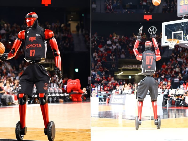 Toyota has introduced CUE7, the newest iteration of its basketball-playing robot, to showcase advances in robotics technology.