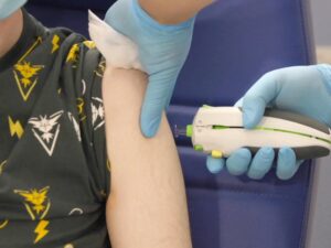 An AI-designed universal coronavirus vaccine has passed its first human trial